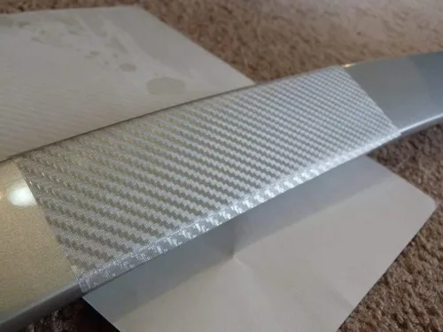 Miniatura 3 de VViViD Vinilo Transparente 3D con Fibra de Carbono, Diseño Sarga, Adhesivo, Rollo para Envoltura de Vehículo DIY (0,30 m x 1,52 m)