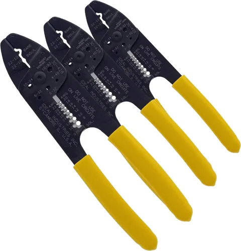 Miniatura 12 de IDEAL Electrical 30-428 Combo de tira y herramienta de crimpado, crimpadora de alambre de precisión, pelacables con 3 nidos de engarzado, agarre