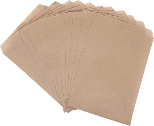 Miniatura 8 de Quotidian Baby Pink - Bolsas de papel a prueba de grasa grandes planas de 6 x 9 pulgadas (5.9 x 9.0 in), paquete de 100 unidades, sellos de monedas