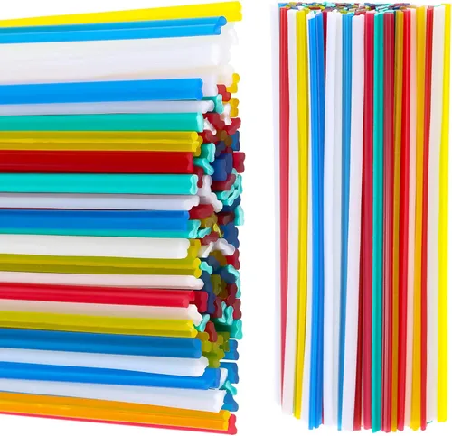 100 varillas de soldadura de plástico de 7.9 pulgadas, varillas de reparación de soldador de plástico PP/PVC/PPR para parachoques de automóvil y
