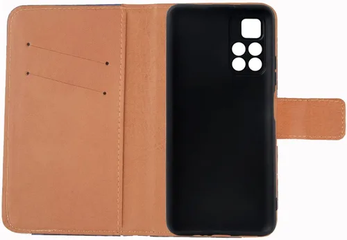 Miniatura 2 de Patrón de diseño de cartera Flip PU Funda de cuero de protección de la piel TPU Carcasa de silicona para Xiaomi Poco M4 Pro 5G 6.6 "(Wing Girl)