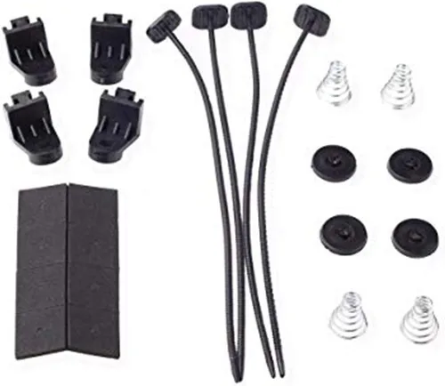 Miniatura 6 de Ventilador eléctrico de radiador de 14 pulgadas, ventilador eléctrico de 900 CFM de 8 aspas para automóvil negro con kit de termostato, interruptor