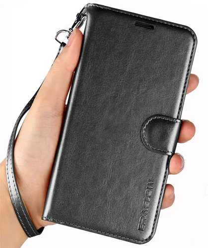 Miniatura 5 de Funda para Galaxy A10E, funda tipo cartera para Galaxy A10E, piel sintética de alta calidad, funda protectora con ranuras para tarjetas y soporte