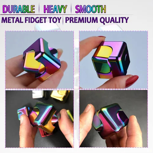 Miniatura 3 de 2 juguetes giratorios para adultos, cesta de Pascua para adolescentes, juguetes de escritorio de metal EDC geniales, juguetes de oficina, juguete