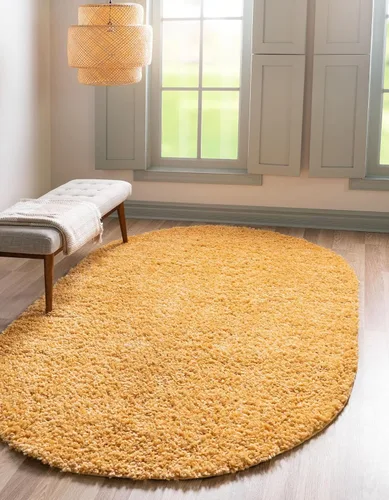 Miniatura 63 de Unique Loom Davos Shag Collection - Alfombra de área, color liso (4 pies 1 pulgada x 6 pies 1 pulgada, rectangular, color pimienta)