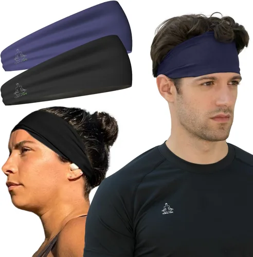 Miniatura 24 de Bandas de sudor Temple Tape - Diademas de entrenamiento para mujeres y hombres - Bandas de sudor para hombres - Bandas de sudor para deportes