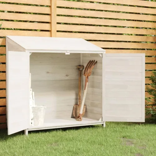 Miniatura 20 de Cobertizo de almacenamiento de madera para jardín, gabinete de almacenamiento al aire libre, cobertizo de herramientas de madera de jardín, Antracita