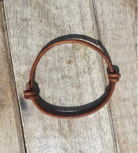 Miniatura 16 de 3 mm Men Genuine Leather Bracelet - Handmade Adjustable Cuff, Mens Minimalism Leather Wrap Wristband, Simple Accessories, Premium Leather, Women