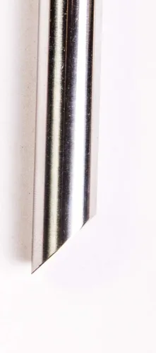 Miniatura 2 de Pajita BOBA de acero inoxidable de 4 puntos, extra ancha, 1/2 x 9.5 pulgadas de largo, tapioca, perla, té de burbujas, grasa gruesa, marca CocoStraw