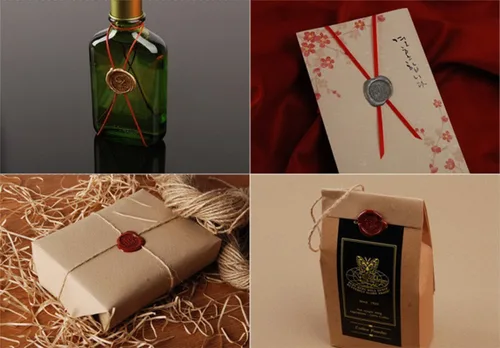 Miniatura 2 de Sello de cera de piña Sello de invitación de boda Tarjetas de Navidad Papel de embalaje de regalo Estacionario Sellado de sobres Sello de cera