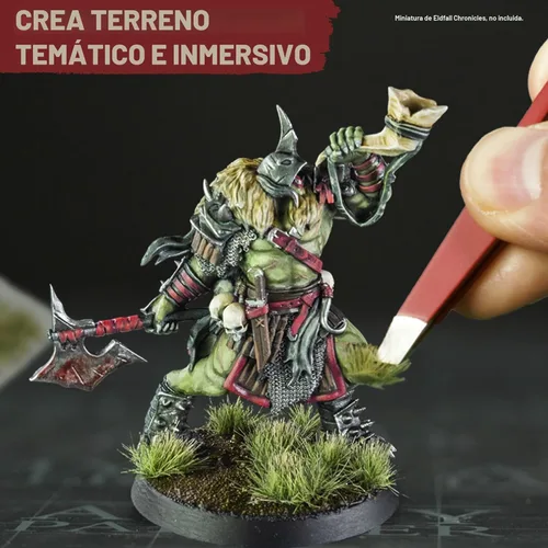 Miniatura 4 de The Army Painter Battlefields Basing Set - Juego de Base de Césped Estático para Terreno en Miniatura Juego de Base - Césped Estático y Pegamento