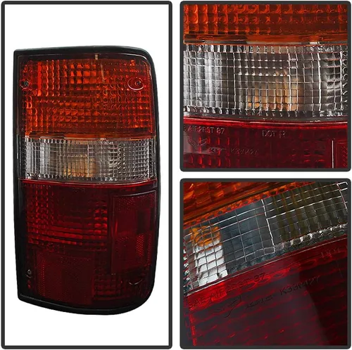 Miniatura 2 de ACANII - Para 1989-1995 Toyota Pickup luces traseras luces de freno reemplazo izquierdo+derecho 89-95