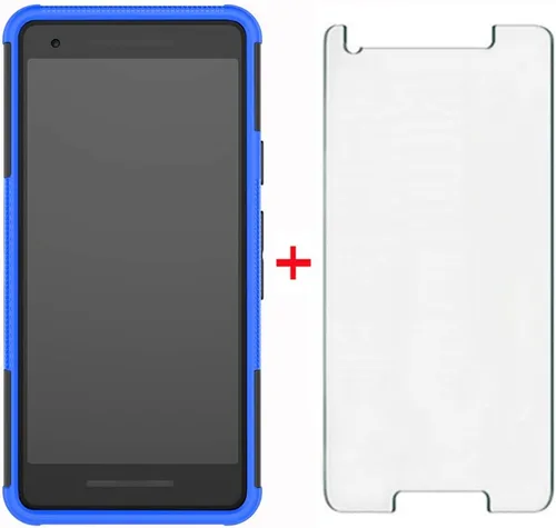 Miniatura 3 de Funda de teléfono para Google Pixel 2 con protector de pantalla y soporte, resistente, híbrida, resistente, accesorios de celda protectora, Pixel2