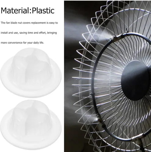 Miniatura 9 de Uonlytech Tuerca de plástico para ventilador de mesa, para el hogar, 20 piezas, pieza de repuesto para accesorios de ventilador