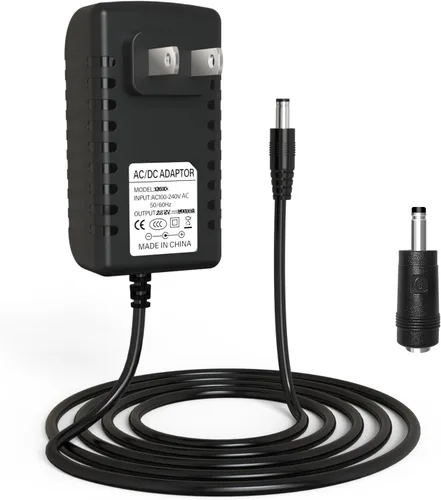 Cargador adaptador de reproductor de DVD portátil de 12 V, universal compatible con Sunpin, Sylvania, Phillips, Craig, Cooau, DBPower, YOTON,