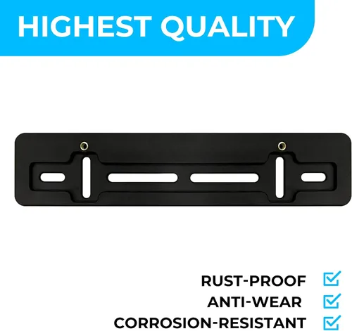 Miniatura 3 de Soporte de montaje de placa de parachoques delantero para Jeep + kit de tornillos y llaves