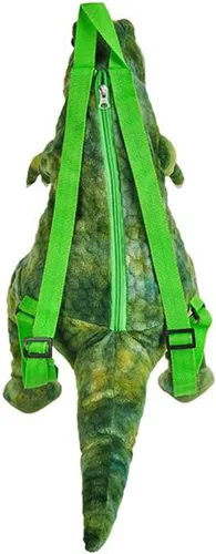 Miniatura 5 de Rhode Island Novelty 20" Dino Mochila T-Rex, Verde