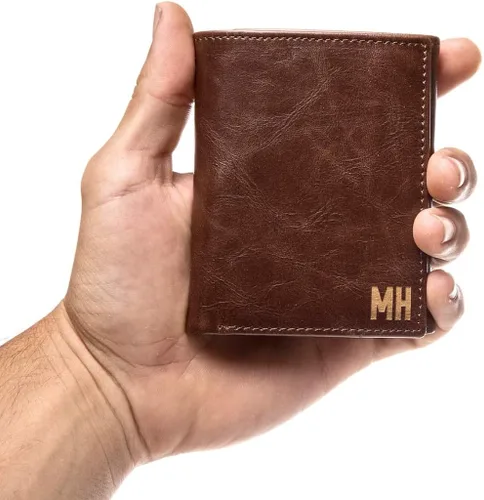 Miniatura 3 de Nueva cartera personalizada Swanky Badger Cartera triple, ranuras para tarjetas y tarjetas