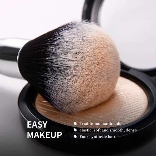 Miniatura 4 de DUcare Juego de 32 brochas de maquillaje de grado profesional, ultra suave, base sintética, contorno en polvo, rubor, corrector de ojos, sombra