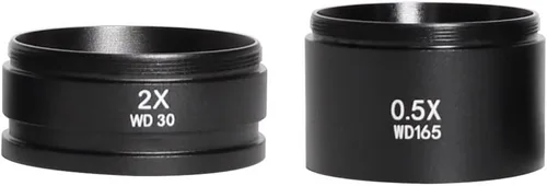 Miniatura 7 de WD165 0.5X 0.7X 1.0X 2.0X Objetos Auxiliares Lente Microscopio Lente de cámara para Trinocular Estéreo Zoom Microscopio Barlow Lente de vidrio