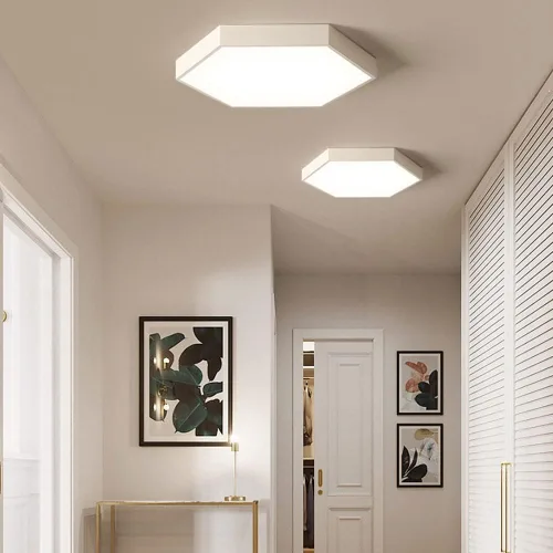 Miniatura 4 de Macaron - Luces de techo LED ultrafinas de 1.9 pulgadas, montaje empotrado, luces de techo fáciles de instalar, iluminación para dormitorio