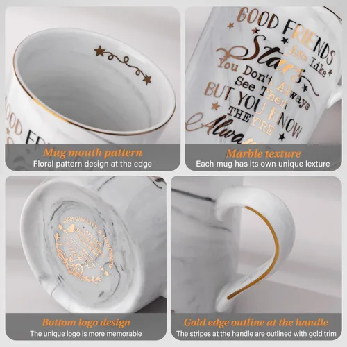 Miniatura 3 de Biching Regalos de Cumpleaños de Mejor Amiga para Mujeres - Regalos de Amistad para Mujeres - Ideas Perfectas de Regalos de Navidad y Cumpleaños Gris