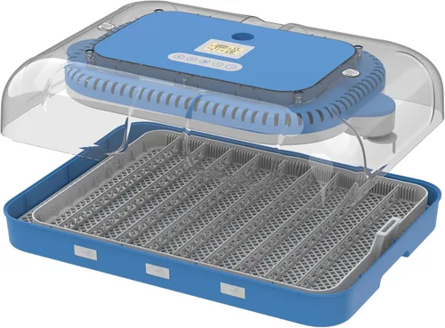 Miniatura 2 de Incubadora de huevos para incubar 70 huevos de pollo, pato, codorniz y ganso - Girador automático de huevos, control de humedad y temperatura, vela