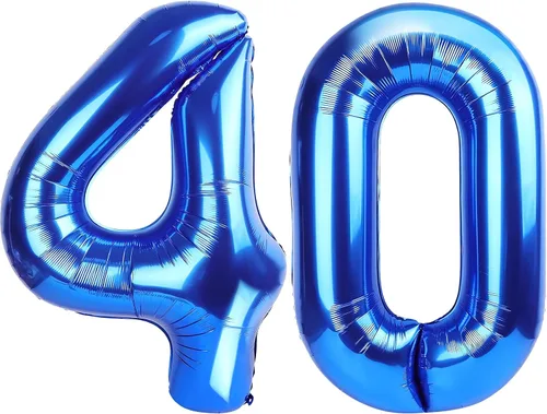 Miniatura 120 de SINBEE Globo dorado del número 10, papel de aluminio Mylar de 40 pulgadas, decoración de fiesta reutilizable para cumpleaños, aniversario, Oro
