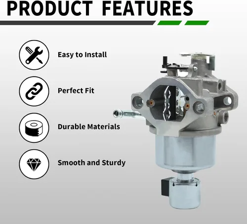 Miniatura 3 de 594605 Carburador con Kit de Juntas de Repuesto para Motor de 17.5 14Hp - 18Hp 594605 792768 591734 594603 Carb Motor de Un Solo Cilindro