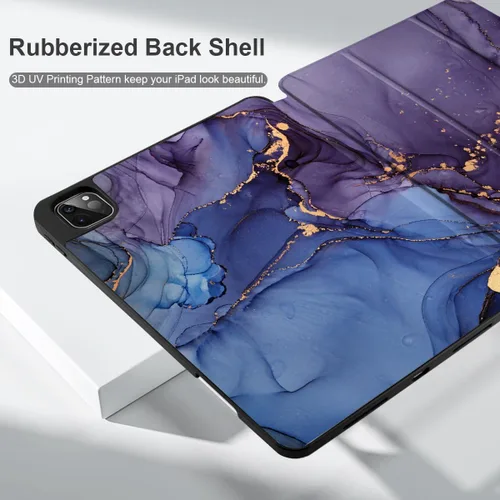 Miniatura 6 de DONGKE Funda protectora delgada para iPad Pro 2022/2021/2020/2018 de 11 pulgadas de generación 4/3/2/1 - Funda protectora delgada - Soporte