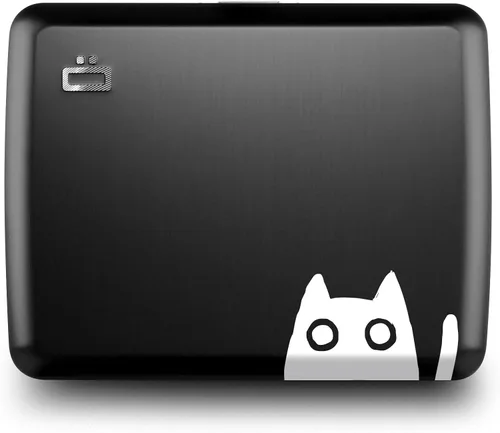 Miniatura 9 de Cartera de aluminio ÖGON -DESIGNS-, de gran capacidad con cerradura metálica, protección RFID contra fraudes y desmagnetización, modelo Smart Case