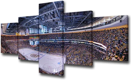 Miniatura 9 de Decoración de sala deportiva Memphis Grizzlies Imágenes para sala de estar, el foro FedEx en Memphis, pinturas de Tennessee, 5 piezas, lienzo, arte
