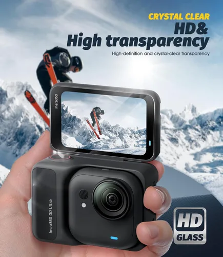 Miniatura 4 de Orzero Paquete de 3 protectores de pantalla de cámara compatibles con accesorios Insta360 GO Ultra, protector de pantalla con herramienta