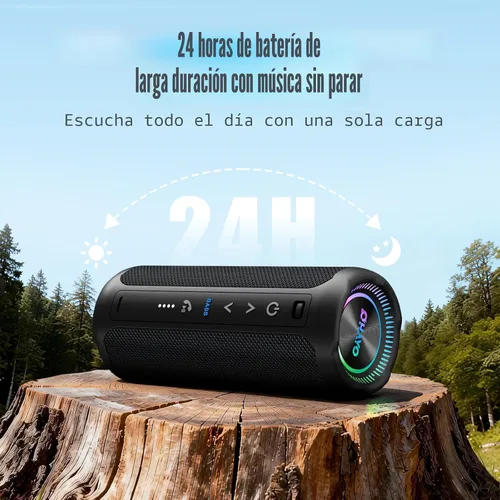 Miniatura 4 de Altavoz Bluetooth inalámbrico fuerte sonido estéreo IPX7 impermeable al aire libre portátil 25W Super Bass Altavoces para fiesta en casa playa