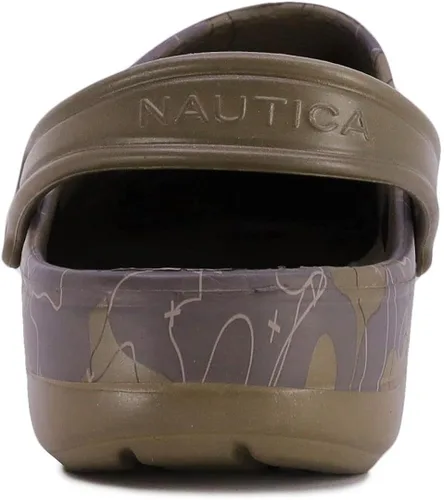 Miniatura 4 de Nautica Zuecos para hombre, sandalias deportivas deportivas, sin cordones con correa trasera ajustable, (zapatos de aguapantuflas peludas) River Edge