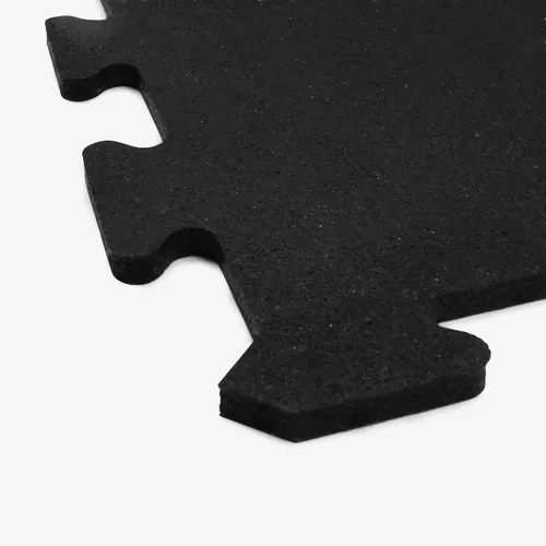 Miniatura 6 de Baldosa de goma IncStores robusta de 8mm, (baldosas de 58x58cm/kit de piezas para el suelo) tatami de gimnasio de goma entrelazado, para suelos