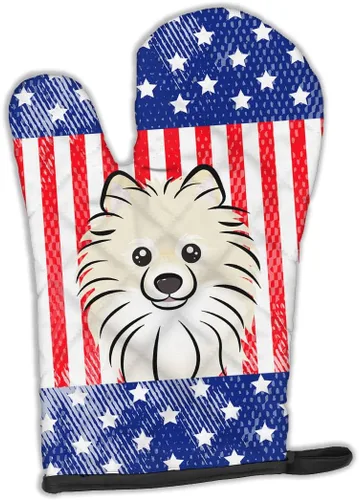 Miniatura 12 de Caroline's Treasures BB4020OVMT Dog House Collection Border Collie - Guante de horno grueso resistente al calor para sartenes calientes y horno