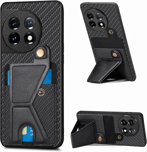 Miniatura 75 de Funda para Xiaomi Poco M5s 4G, Funda para Redmi Note 10 4G / Note 10S 4G / Note 11 SE (India) Funda de cuero PU ranuras para tarjetas Soporte
