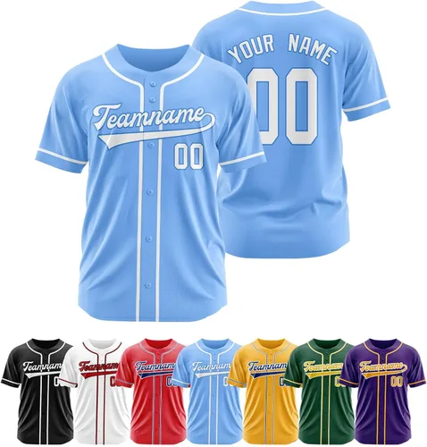 Miniatura 12 de Camiseta de béisbol personalizada, camisetas de béisbol con número de nombre personalizado, camisas de béisbol uniformes personalizadas