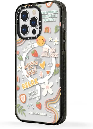 Miniatura 297 de Funda Impact de CASETiFY para iPhone 13 Pro Max con Magsafe - Estuche Claro Cuento de Invierno - Claro Negro Estuche transparente Winter Tale