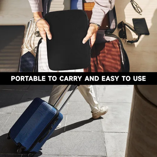 Miniatura 7 de Caja de Seguridad para Pistolas, Caja de Seguridad Portátil para Viajes en Auto, Caja de Seguridad para Armas con Cerradura de Llave, Cajas