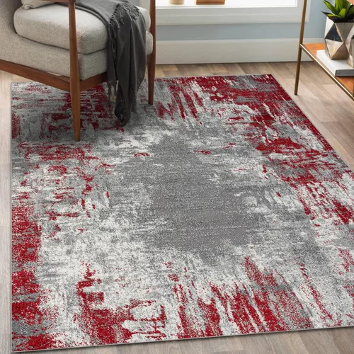 Miniatura 16 de LUXE WEAVERS - Alfombra artística de 5 x 7 pies, gris-gris