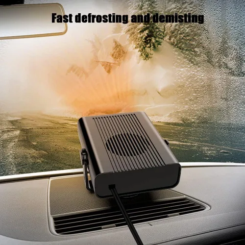 Miniatura 6 de CYDZSW Calentador de coche que se conecta al encendedor de cigarrillos 12 V 120 W, calentadores interiores portátiles 2 en 1 con calefacción