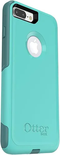 OTTERBOX Commuter Series - Funda solo para iPhone 8 Plus y iPhone 7 Plus, embalaje al por menor, Aqua Mint Way (Aqua Mint/Mountain Range Green)