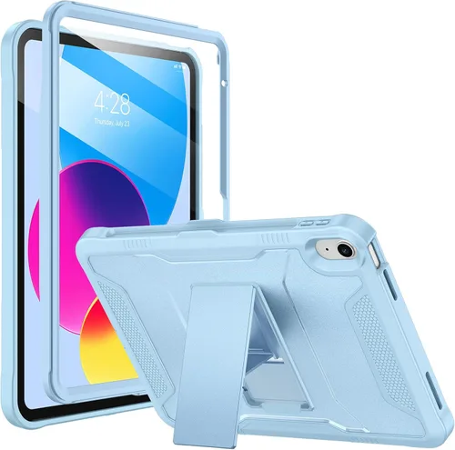 Miniatura 23 de Funda Soke para iPad (A16) de 11ª generación de 11 pulgadas 2025, iPad de 10ª generación de 10.9 pulgadas 2022, con protector de pantalla
