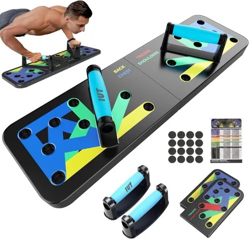 Miniatura 7 de IUT Solid Push Up Board 15 in 1 Home Workout Equipment Multi-Functional Pushup Stands System Fitness Floor Chest Muscle Exercise Professional M1