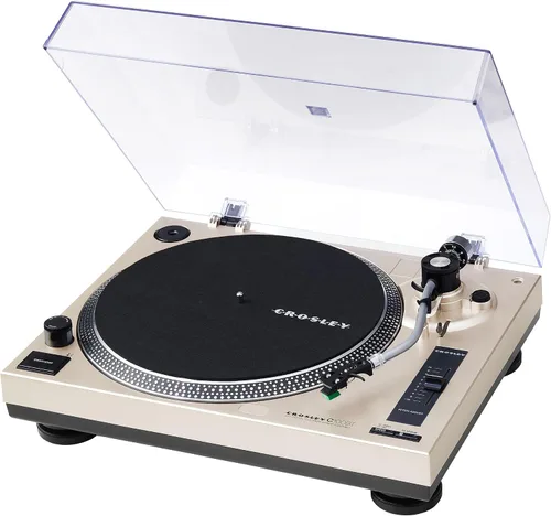 Miniatura 19 de Crosley KT100BT-CP - Sistema estéreo de tocadiscos Bluetooth con altavoces, champán