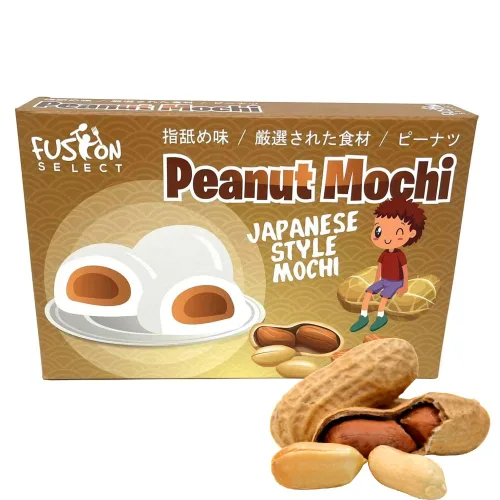 Miniatura 13 de Fusion Select Mochi Daifuku Snacks – Pasteles de arroz tradicionales japoneses con relleno – Postres dulces asiáticos saborizados para la familia