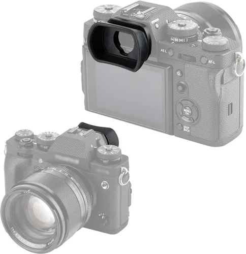 Miniatura 3 de JJC KIWIFOTOS - Ojal ergonómico para cámara larga para Fuji GFX100 GFX-50S X-T1 X-T2 X-T3 X-T4 X-H1, visor de ojal, compatible con Fujifilm GFX 100