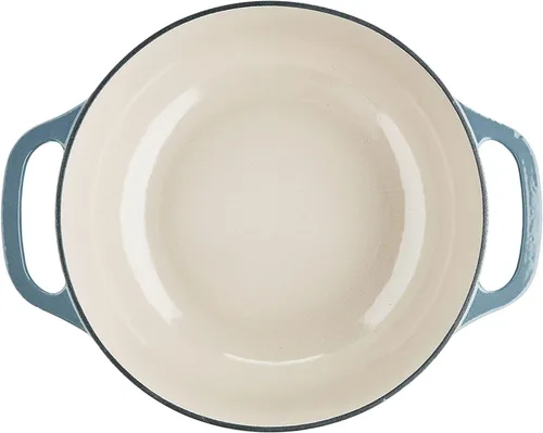 Miniatura 3 de Lodge - Horno holandés de hierro fundido esmaltado de 7.5 cuartos de galón con tapa – Asas duales – Apto para horno hasta 500° F o en estufa - Úselo